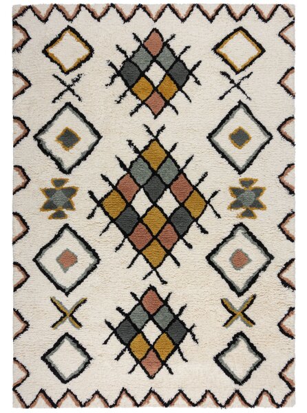 Flair Rugs, Kusový koberec Moroccan Midar Shaggy Multi, 120x170, viacfarebná, obývacia izba
