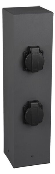 Trio 9964-42 zásuvkový stĺpik Garden Socket 4zásuvky | max 3600W - typ schuko, antracit