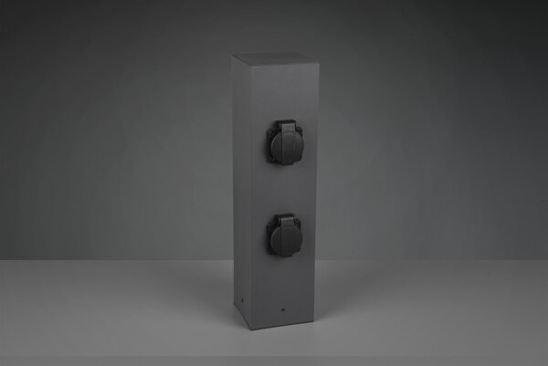 Trio 9964-42 zásuvkový stĺpik Garden Socket 4zásuvky | max 3600W - typ schuko, antracit