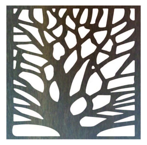 Vyrezávaný obraz na stenu z drevenej preglejky strom ORECH: Prírodná preglejka - Topoľ natural Rozmer 20 x 20 cm 3899-43750 PR0291 HEU+