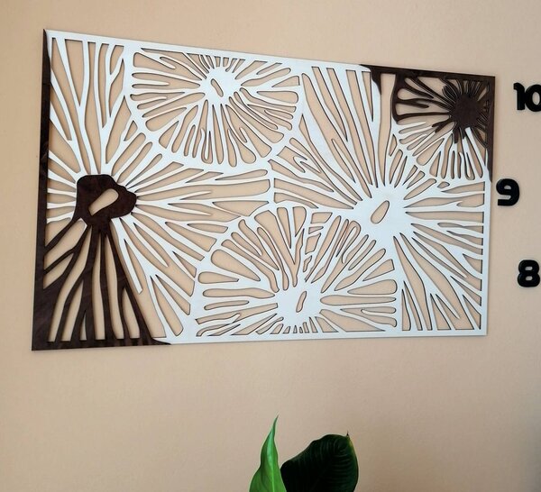 Vyrezávaný obraz na stenu z drevenej preglejky farba originál topoľ / hnedý FORGHF: 46 x 80 cm 3909-44662 PR0295 HEU+