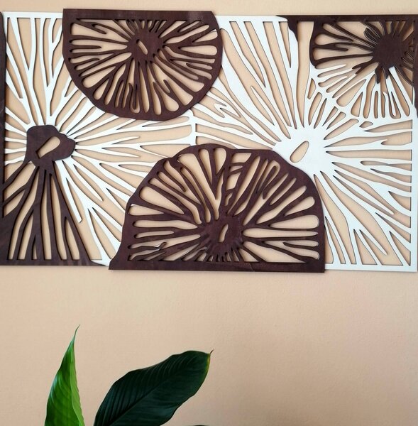 Vyrezávaný obraz na stenu - ABSTRIK: 46 x 80 cm 3910-44670 PR0297