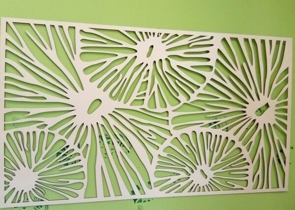 Abstraktný obraz na stenu z preglejky 3D efekt SAMUEL: Prírodná preglejka - Topoľ natural 46 x 80 cm 3916-45061 PR0300 HEU+