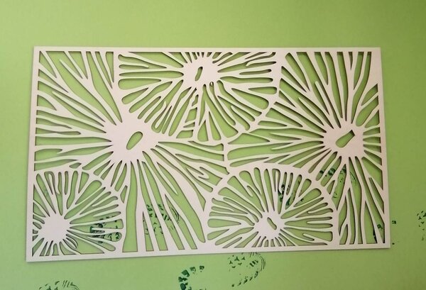Abstraktný obraz na stenu z preglejky 3D efekt SAMUEL: Prírodná preglejka - Topoľ natural 46 x 80 cm 3916-45061 PR0300 HEU+