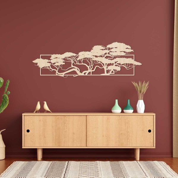 Dekorácia na stenu s motívom borovice - TIRALIN: Preglejka Topoľ - Honey 3071 55 x 20 cm 3923-112733 PR0306