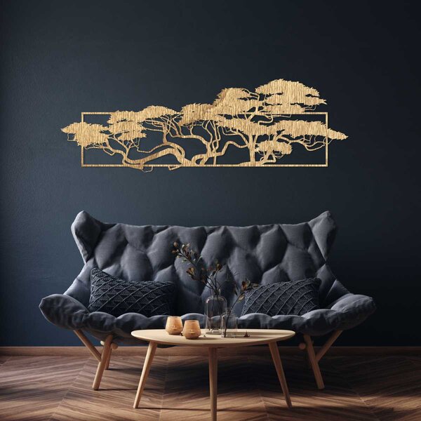 Dekorácia na stenu s motívom borovice - TIRALIN: Preglejka Topoľ - Honey 3071 55 x 20 cm 3923-112733 PR0306