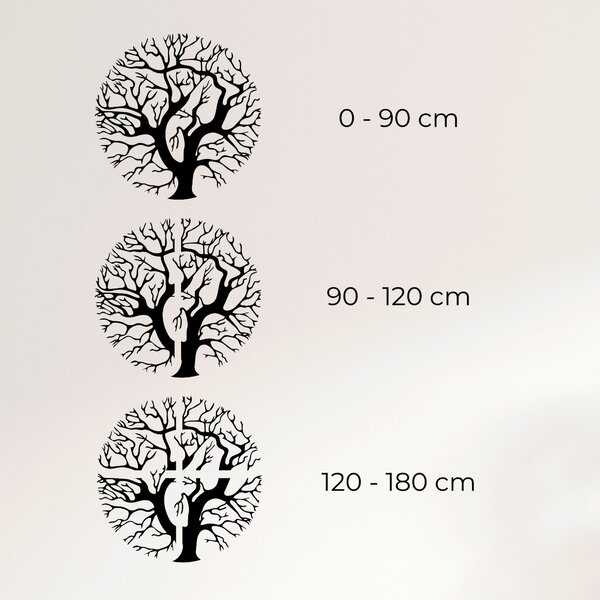 Drevený obraz na stenu strom v kruhu | ZITNAK: Preglejka Topoľ - Honey 3071 30 x 30 cm 3926-94365 PR0309