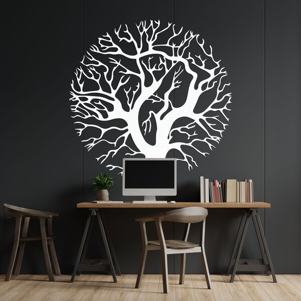 Drevený obraz na stenu strom v kruhu | ZITNAK: Preglejka Topoľ - Honey 3071 30 x 30 cm 3926-94365 PR0309