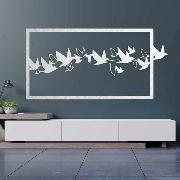 Obraz na stenu vtáky - ORRO: Preglejka Topoľ - Honey 3071 80 x 40 cm 3928-100137 PR0312