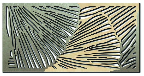 Drevený obraz na stenu - LUPENE: Prírodná preglejka - Topoľ natural 50 x 25 cm 3929-46762 PR0311