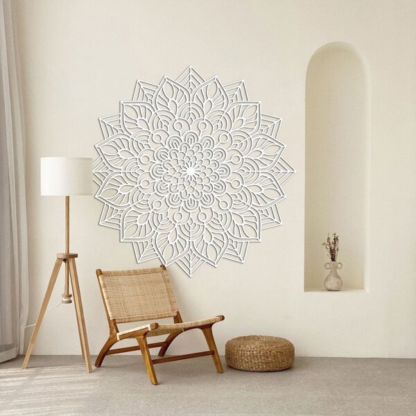 Mandala prémiový dekor s nadčasovým dizajnom - ORNELLA: Prírodná preglejka - Topoľ natural Rozmer 50 cm 3938-47670 PR0319-A
