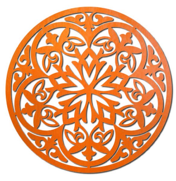 Magická drevená mandala - obraz na stenu: Preglejka - Silver farba Rozmer 40 cm 3941-48101 PR0320