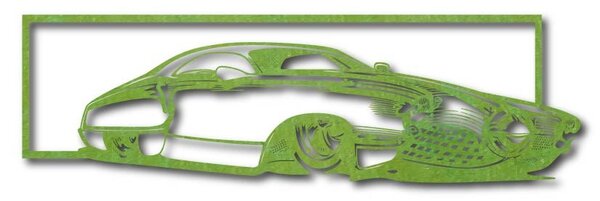 Exkluzívny obraz na stenu auto z drevenej preglejky história: Prírodná preglejka - Topoľ natural 30 x 90 cm 3950-49483 PR0327
