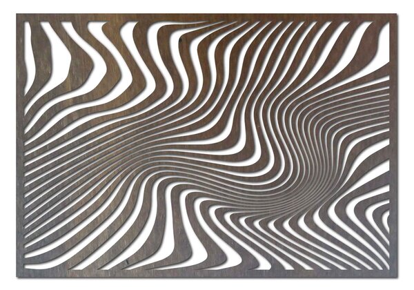 Dekoračný obraz na stenu zebra aj čierny: Preglejka - Biela farba 40 x 70 cm 3951-52485 PR0328 PREGLEJKA