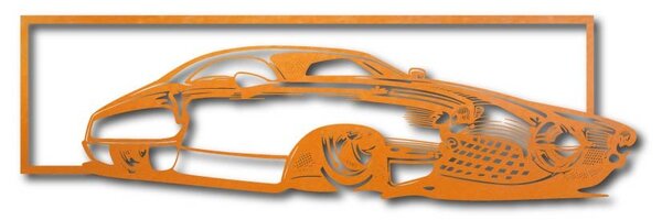 Exkluzívny obraz na stenu auto z drevenej preglejky história: Prírodná preglejka - Topoľ natural 30 x 90 cm 3950-49483 PR0327