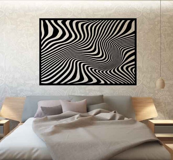 Dekoračný obraz na stenu zebra aj čierny: Preglejka - Biela farba 40 x 70 cm 3951-52485 PR0328 PREGLEJKA