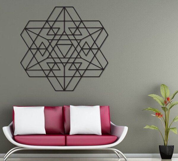 Stylesa Geometrický obraz na stenu z drevenej preglejky: Prírodná preglejka - Topoľ natural Rozmer 50 cm 3957-49232 PR0334 preglejka