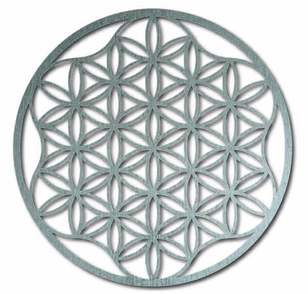 Obraz mandala na stenu z preglejky do 120 cm: Prírodná preglejka - Topoľ natural Rozmer 50 cm 3964-49819 PR0337