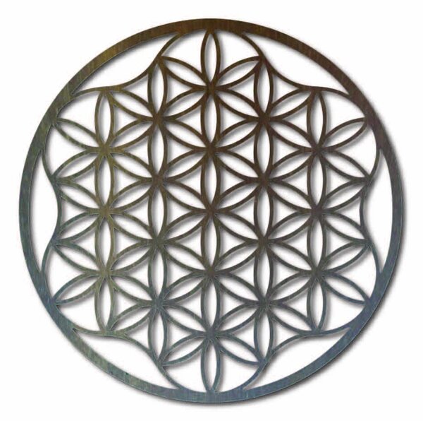 Obraz mandala na stenu z preglejky do 120 cm: Prírodná preglejka - Topoľ natural Rozmer 50 cm 3964-49819 PR0337