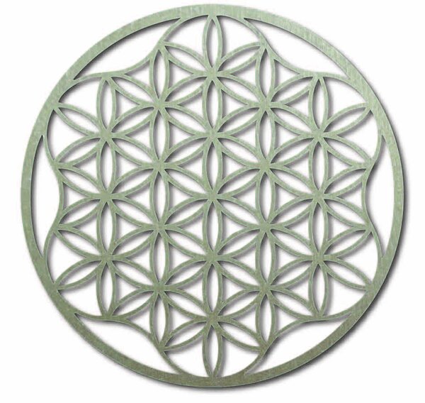 Obraz mandala na stenu z preglejky do 120 cm: Prírodná preglejka - Topoľ natural Rozmer 50 cm 3964-49819 PR0337