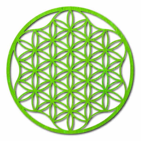 Obraz mandala na stenu z preglejky do 120 cm: Prírodná preglejka - Topoľ natural Rozmer 50 cm 3964-49819 PR0337
