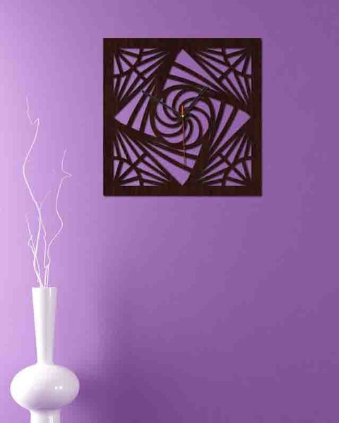 Sentop - MDF Nástenné hodiny do kuchyne HDF16 i čierne: Strieborné ručičky HDF - čierna Rozmer 30 x 30 cm 3973-51368 HDFK016 MDF