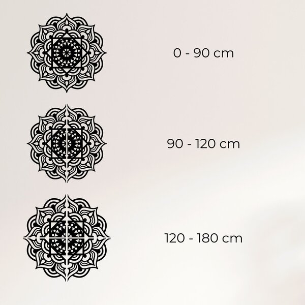 Drevená dekorácia na stenu mandala | ROMANCE: Preglejka Topoľ - Honey 3071 20 cm 3993-88488 PR0353