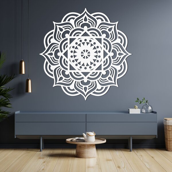 Drevená dekorácia na stenu mandala | ROMANCE: Preglejka Topoľ - Honey 3071 20 cm 3993-88488 PR0353
