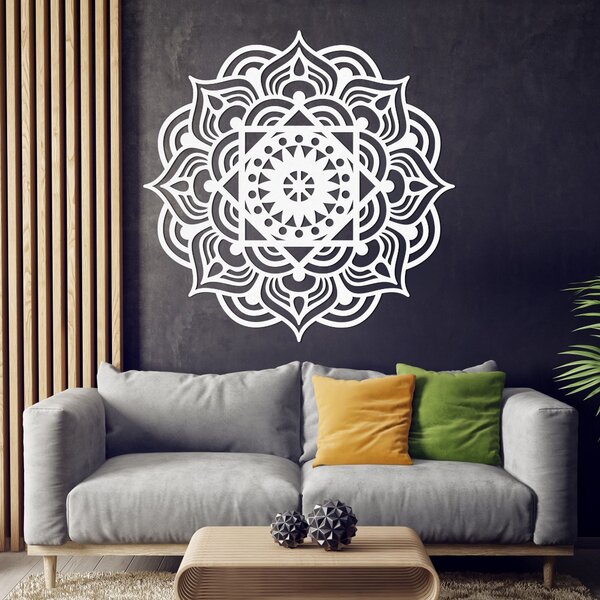 Drevená dekorácia na stenu mandala | ROMANCE: Preglejka Topoľ - Honey 3071 20 cm 3993-88488 PR0353