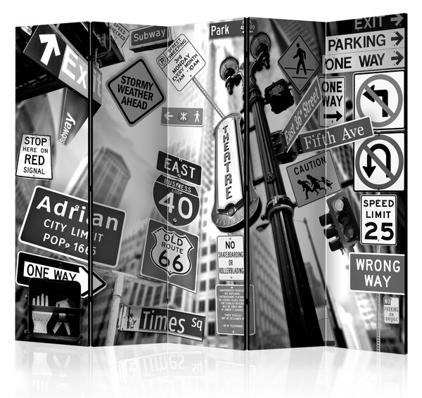 Artgeist Paraván - Roads to Manhattan II [Room Dividers]