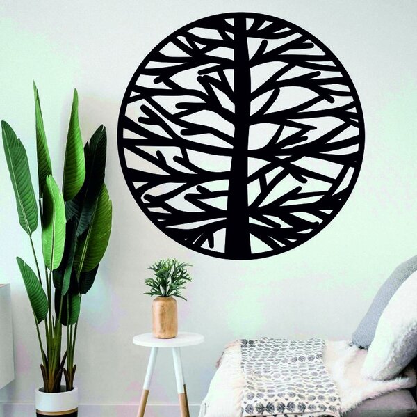 Sentop - Obraz na stenu strom MRLVEN: Prírodná preglejka - Topoľ natural Rozmer 40 cm 4014-55712 PR0372 plywood tree of life