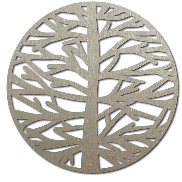 Sentop - Obraz na stenu strom MRLVEN: Prírodná preglejka - Topoľ natural Rozmer 40 cm 4014-55712 PR0372 plywood tree of life