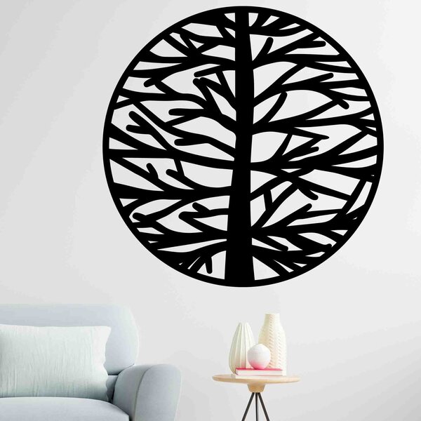 Sentop - Obraz na stenu strom MRLVEN: Prírodná preglejka - Topoľ natural Rozmer 40 cm 4014-55712 PR0372 plywood tree of life