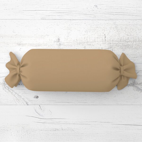 Biante Vankúš valec bonbon Rongo RG-040 Kávový hnedý 15x40 cm