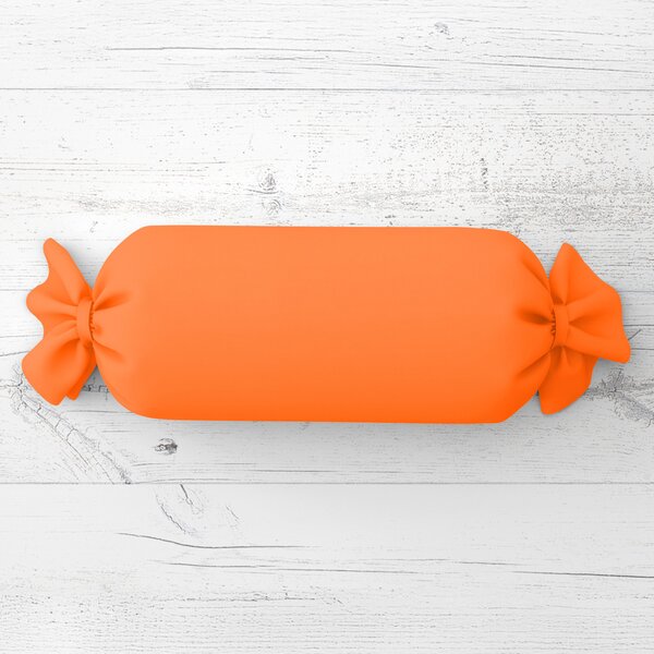 Biante Vankúš valec bonbon Rongo RG-035 Oranžový 15x40 cm