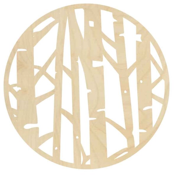 Moderný obraz na stenu | XLUTF: Prírodná preglejka - Topoľ natural Rozmer 40 cm 4027-56450 PR0380 plywood