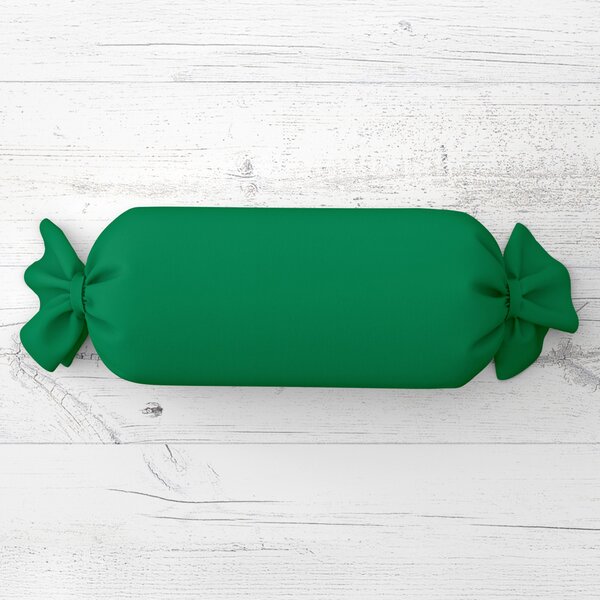 Biante Vankúš valec bonbon Rongo RG-056 Zelený 15x40 cm