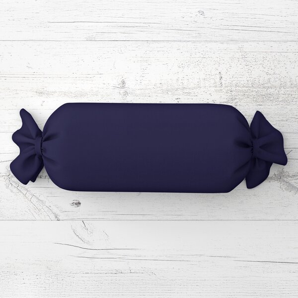 Biante Vankúš valec bonbon Rongo RG-079 Námornícka modrá 15x40 cm
