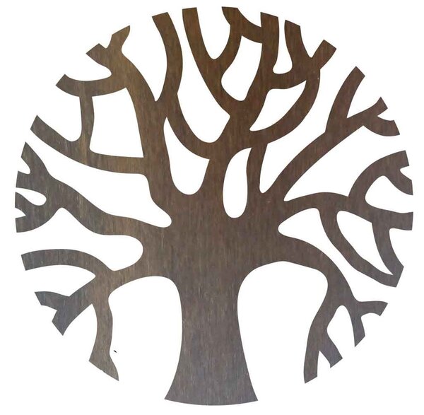 Drevený obraz na stenu konárer - LCITT: Prírodná preglejka - Topoľ natural Rozmer 40 cm 4033-56842 PR0384-B plywood