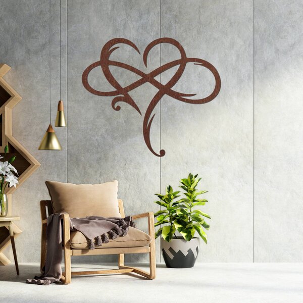 Drevený obraz na stenu srdce | LOVE: Preglejka Topoľ - Honey 3071 30 x 26 cm 4039-87227 PR0389