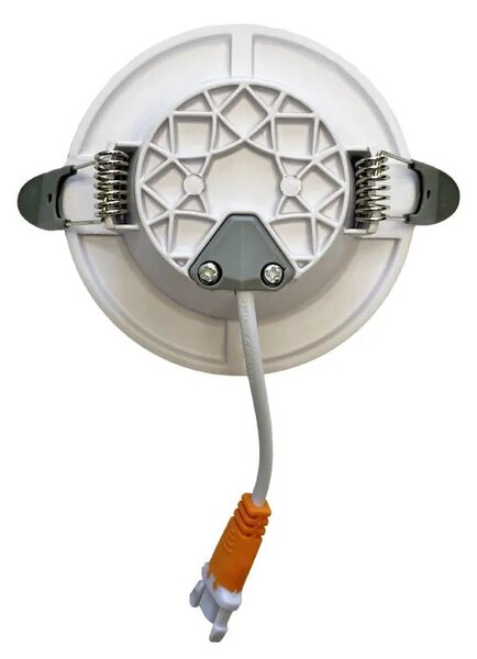 NEDES zapustený LED panel kruh 7,5W / 4000K / biely+čierny prúžok (LDL321WB)