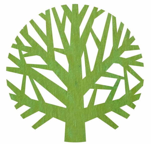 Drevený obraz na stenu strom z preglejky - GOGFOG II: Prírodná preglejka - Topoľ natural Rozmer 40 cm 4049-57882 PR0393-A