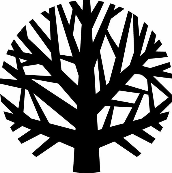 Drevený obraz na stenu strom z preglejky - GOGFOG II: Prírodná preglejka - Topoľ natural Rozmer 40 cm 4049-57882 PR0393-A