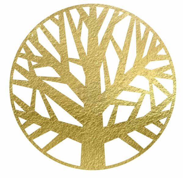 Drevený obraz na stenu strom z preglejky - GOGFOG: Prírodná preglejka - Topoľ natural Rozmer 40 cm 4048-57822 PR0393