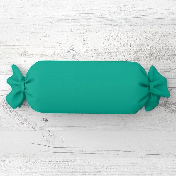 Biante Vankúš valec bonbon Rongo RG-091 Tyrkysovo zelený 15x40 cm