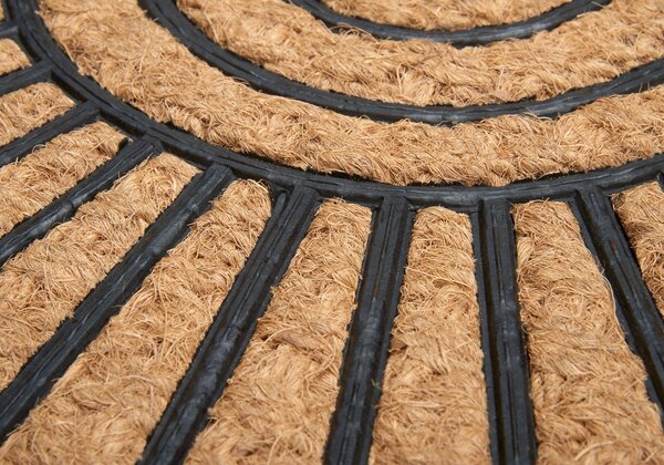 Hanse Home , Rohožka Mix Mats Cocos 105685 – na von aj na doma, 45x75 půlkruh, hnedá, chodba / predsieň