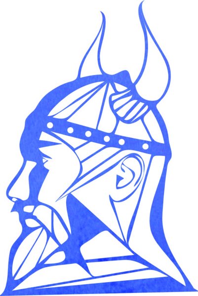 Vyrezávaný drevený obraz na stenu Viking - RAGNAR: Prírodná preglejka - Topoľ natural 40 x 30 cm 4067-59455 PR0400