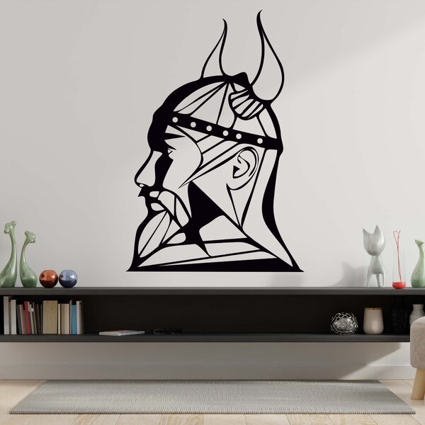 Vyrezávaný drevený obraz na stenu Viking - RAGNAR: Prírodná preglejka - Topoľ natural 40 x 30 cm 4067-59455 PR0400