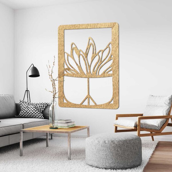 Prírodný nástenný obraz dizajnový produkt - DESERRT: Preglejka Topoľ - Honey 3071 61 x 46 cm 4074-108958 PR0402-D