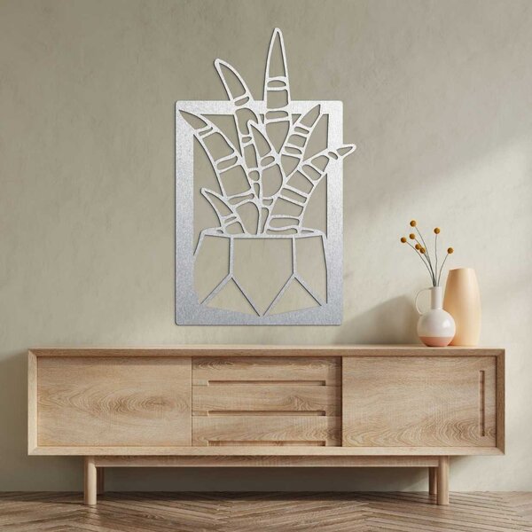 Moderný obraz na stenu sukulent - COCO: Preglejka Topoľ - Honey 3071 90 x 54 cm 4072-107809 PR0402-B